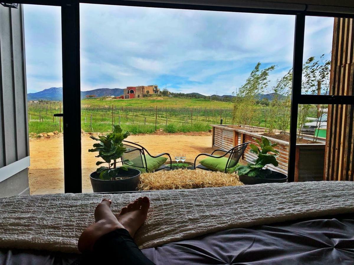 Finca Vidandrei Casa Mazahua Valle de Guadalupe Dış mekan fotoğraf